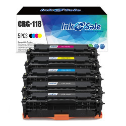 Canon 118 Remanufactured Ink Cartridge 5 color set(2 Black,1 Yellow,1 Cyan,1 Magenta)